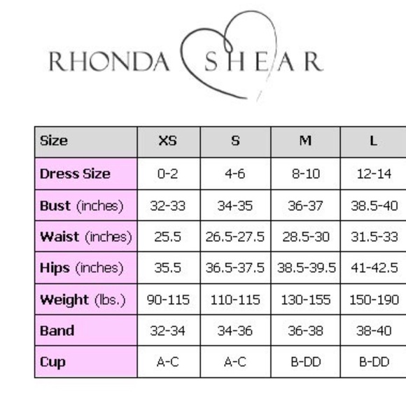 Rhonda Shear Intimates & Sleepwear Rhonda Shear Pin Up Bra And